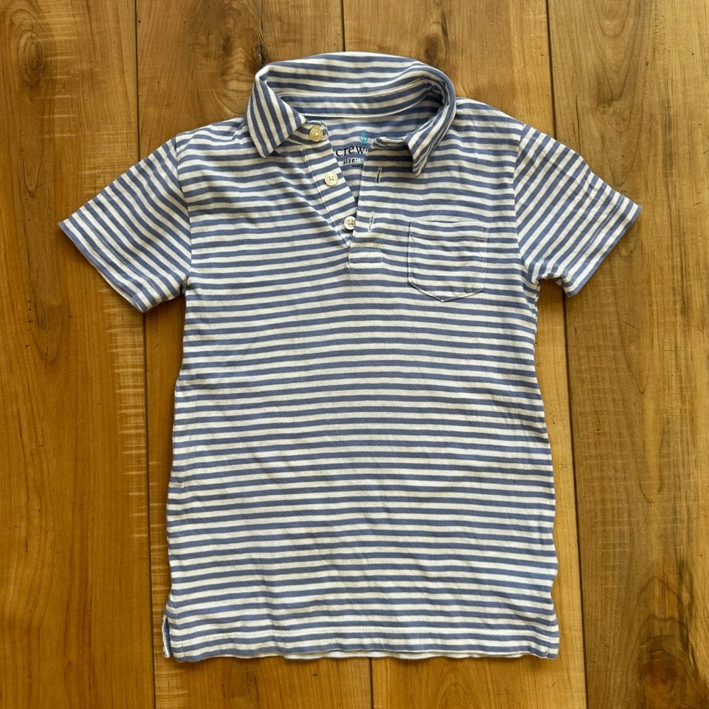 Crewcuts polo shirts blue stripes